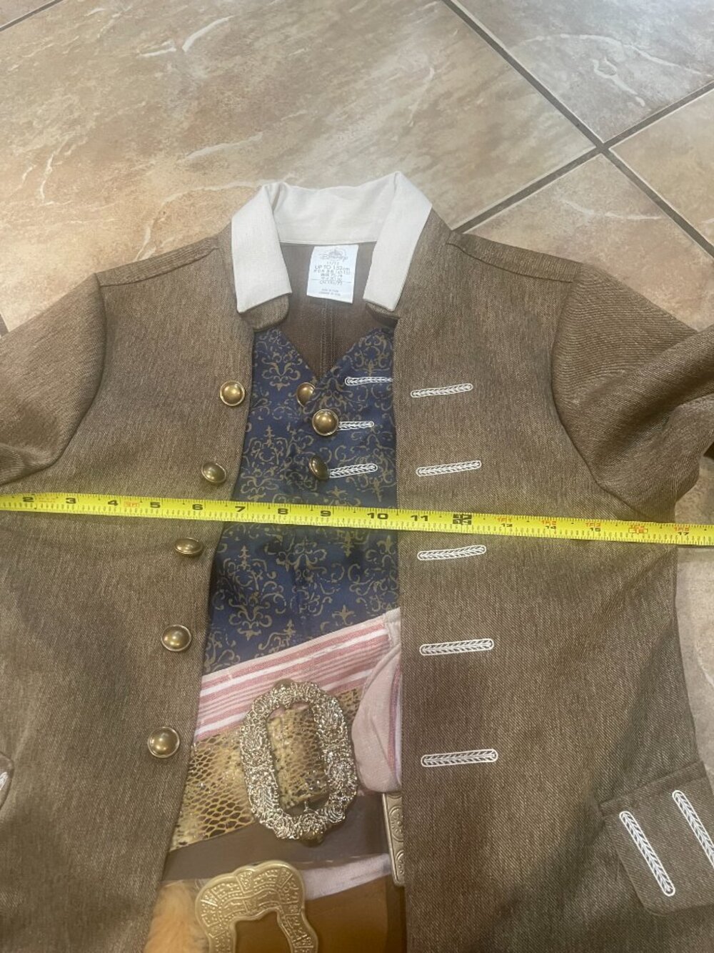Disney Store Jack Sparrow Pirates Caribbean Costume Jacket 11/12 - Picture 9 of 11